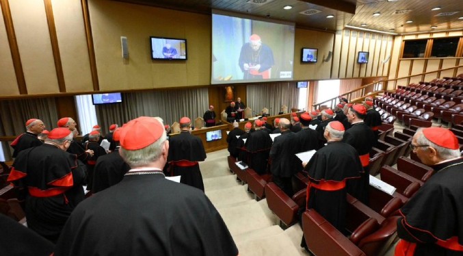 Primera congregación de cardenales se realizó este 22-Abr en el Vaticano