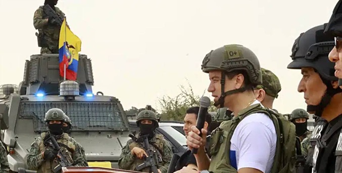 Noboa decreta estado de excepción en 7 provincias y en Quito