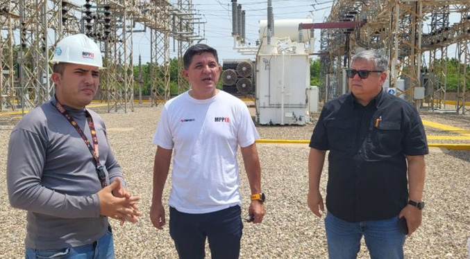 Ministro Márquez inspecciona instalaciones eléctricas en Zulia