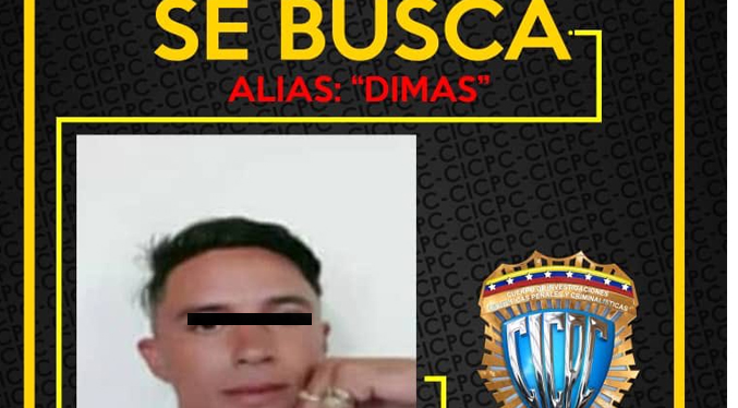 El CICPC está tras la búsqueda de alias Dimas La Guaira