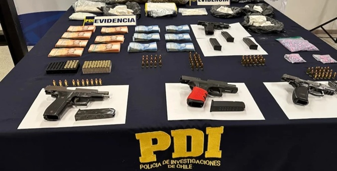 PDI chilena desbarata organización criminal de venezolanos presuntamente vinculada al Tren de Aragua
