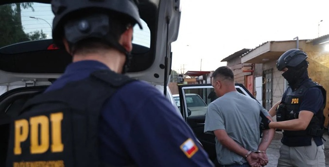 Capturan en Chile a 29 personas vinculadas a banda criminal transnacional Tren de Aragua