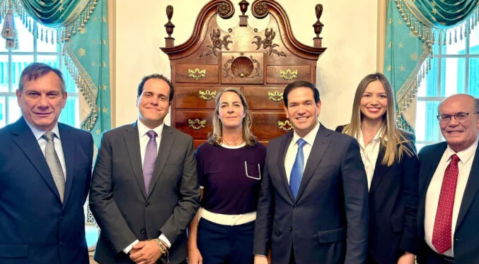 Marco Rubio sostuvo reunión con opositores que estuvieron asilados en la Embajada de Argentina