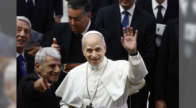 El papa León XIV visita la sede de su orden agustiniana