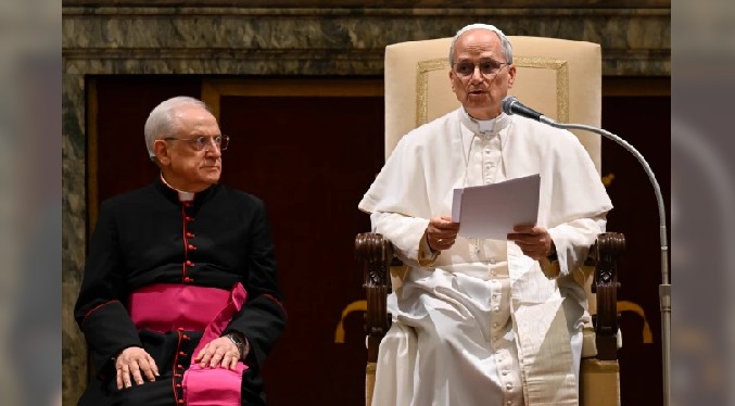 El Papa León XIV aboga por una diplomacia al servicio de la verdad, justicia y paz