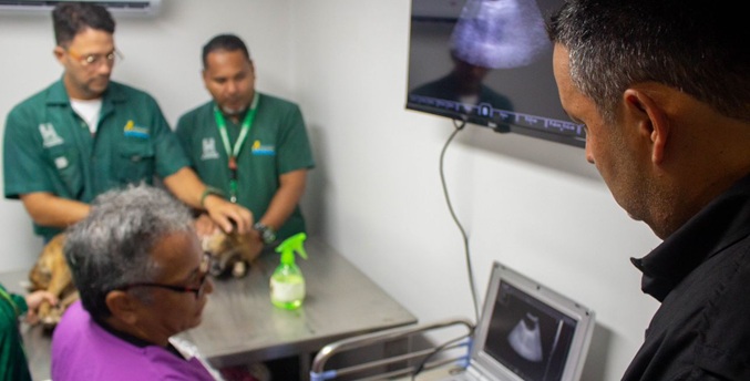 Alcaldía de Maracaibo inaugura unidad ecográfica para mascotas en el Centro de Atención Veterinaria