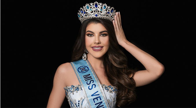Valeria Cannavo viaja a la India para buscar la corona del Miss Mundo para Venezuela