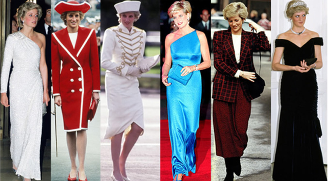 Subastan una colección de más de 200 piezas del armario de Lady Di