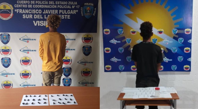 Cpbez arresta a dos microtraficantes de marihuana