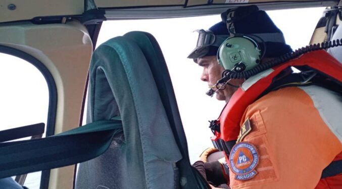 En Aragua realizan sobrevuelo en la búsqueda de embarcación desaparecida