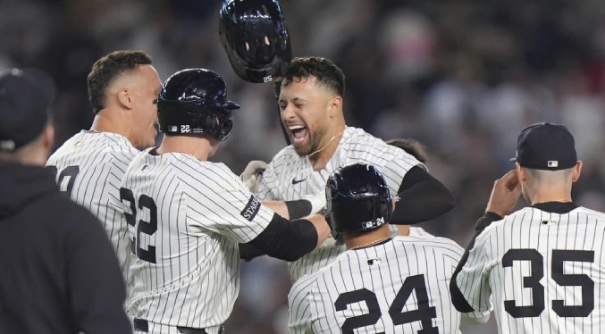 Yankees superan a Padres en 10 innings tras romper juego sin hit de Cease