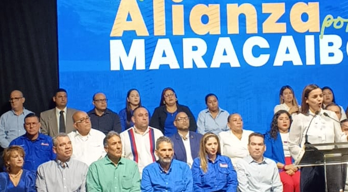 Vanesa de Ramírez presenta a los candidatos de Gran Alianza por Maracaibo