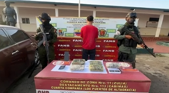Imputarán a un hombre en Zulia por tráfico de drogas