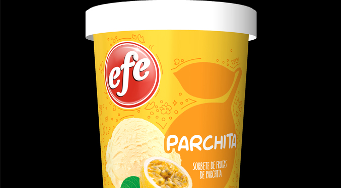 Efe lanza el irresistible helado de Parchita