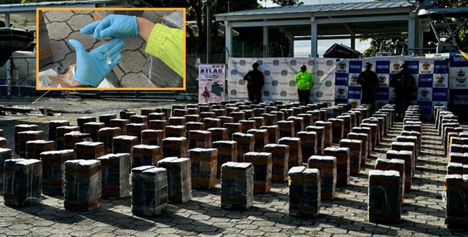 Incautan más de tres toneladas de cocaína en La Guajira colombiana