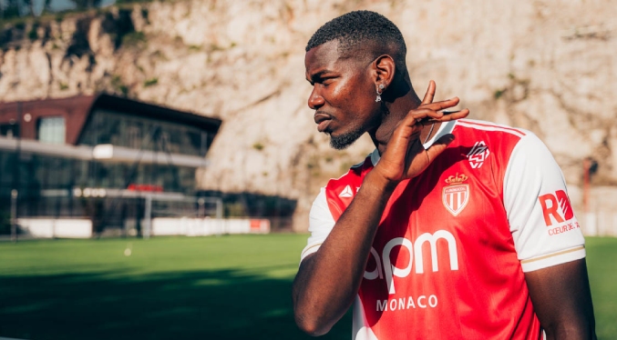El Mónaco hace oficial el fichaje de Pogba hasta 2027