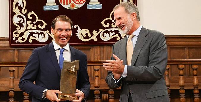 El rey de España concede al tenista Rafa Nadal el título de Marqués