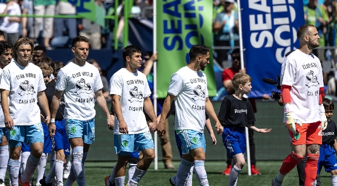 Jugadores del Sounders protestan por distribución de premios del Mundial de Clubes