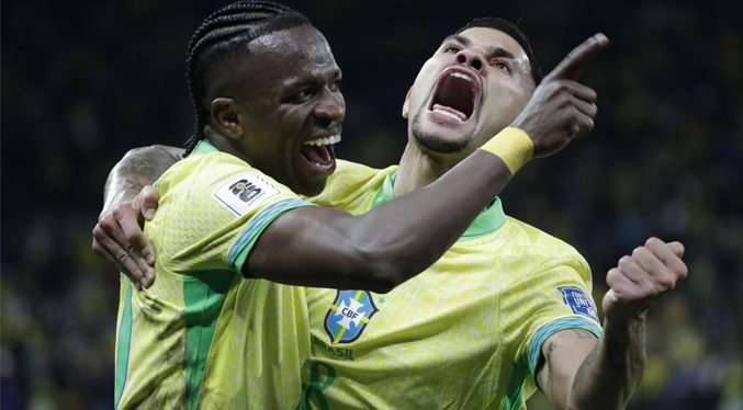Un gol de Vinicius asegura la clasificación de Brasil al Mundial 2026