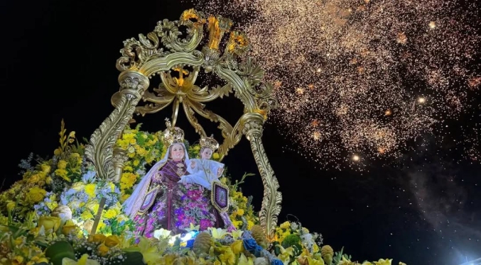 La Virgen del Carmen se reencontró con su pueblo de Mara