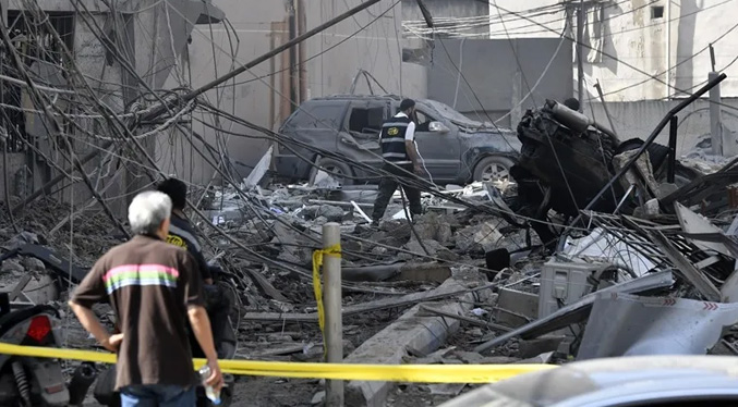 Desatan una oleada de bombardeos israelíes contra localidades del Líbano