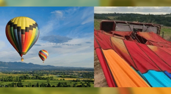 Muere embarazada al caer de un globo aerostático en Brasil