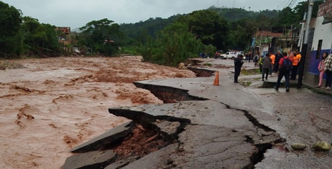 Colapsan 44 viviendas tras las lluvias registradas en el estado Táchira