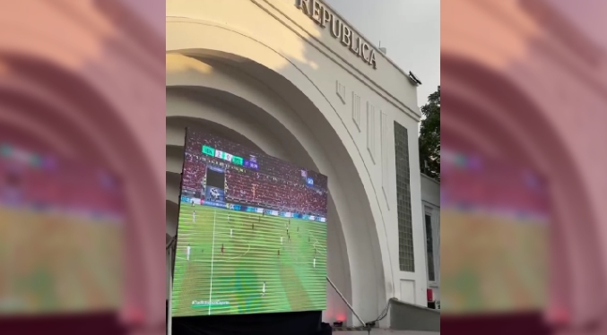 Alcaldía de Maracaibo instalará cuatro pantallas gigantes para el juego de La Vinotinto