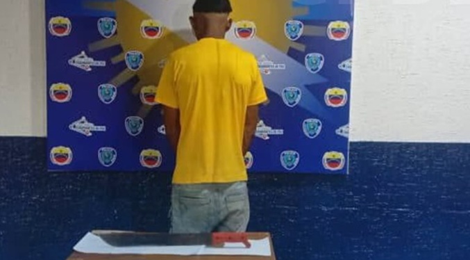 Va preso por agredir a una persona con un machete en Maracaibo