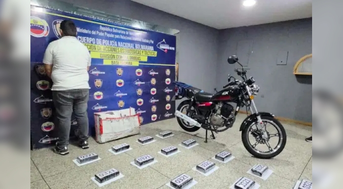 Capturan a dos hombres con 20 kilos de cocaína en Táchira