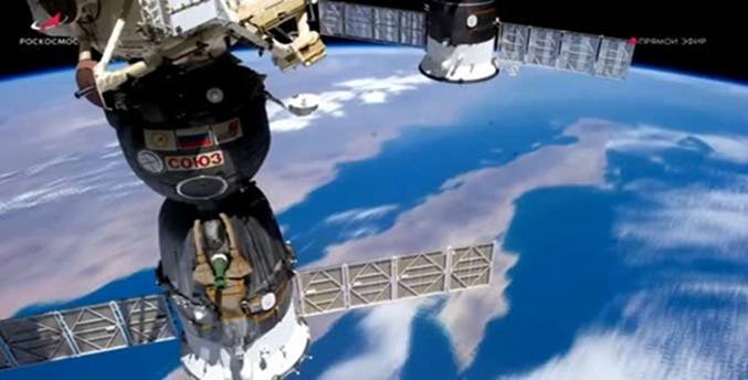 Carguero ruso Progress MS-31 se acopla a la Estación Espacial Internacional