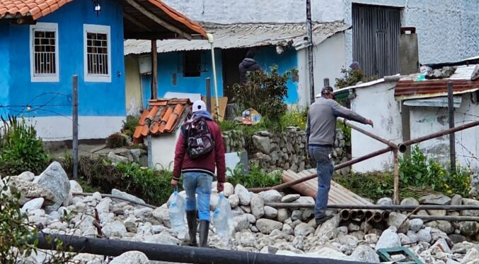 Cáritas sigue el acompañamiento a afectados por las lluvias en Mérida