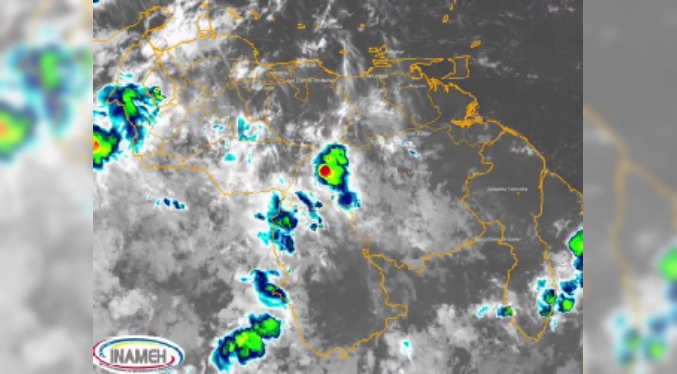 Inameh pronostica lluvias para varios estados este 13-Jul
