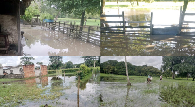 Vías rurales en Barinas fueron afectadas por las lluvias