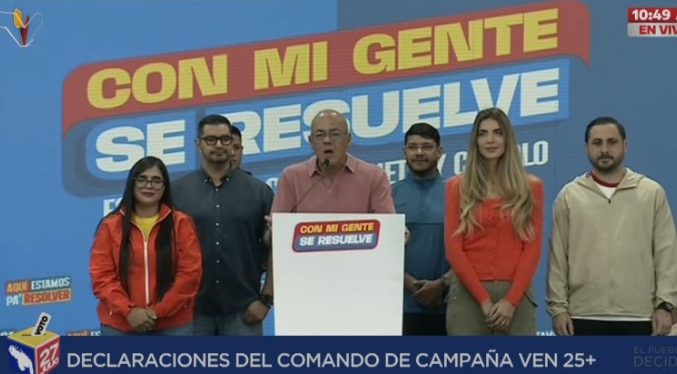 Jorge Rodríguez: Todo el proceso electoral transcurre en paz sin ningún percance