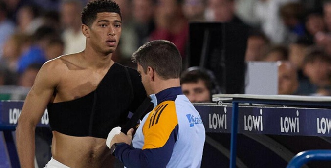 Bellingham se opera mañana de su hombro izquierdo; baja mínimo 10 semanas