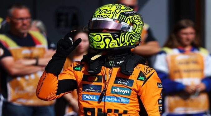 Lando Norris responde con la pole position en Bélgica