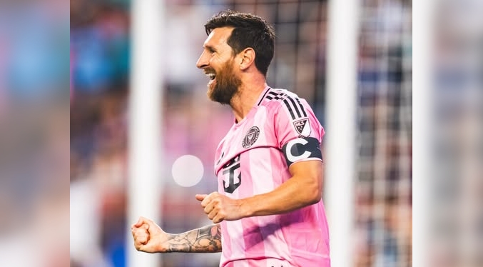 Messi logra récord en la MLS con 4º partido consecutivo marcando 2 goles o más