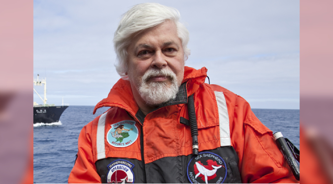 Japón mantiene orden de arresto contra ecologista Paul Watson a pesar la decisión de Interpol