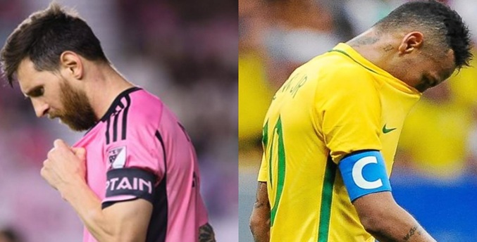 Messi y Neymar lamentan la pérdida de Diogo Jota