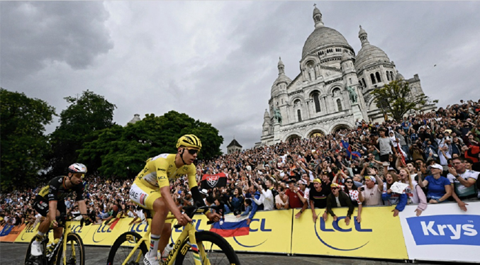 Pogacar hizo historia en la edición más rápida del Tour de Francia