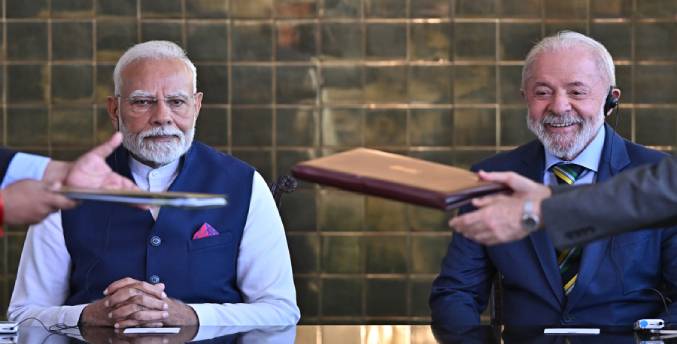 Gobiernos de Brasil e India acuerdan trabajar para ampliar el acuerdo arancelario entre India y Mercosur