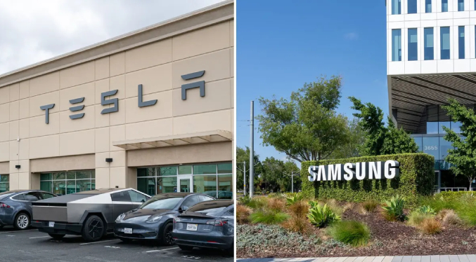 Samsung proveerá chips de última generación a Tesla tras un acuerdo millonario