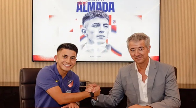Thiago Almada firma con el Atlético hasta 2030
