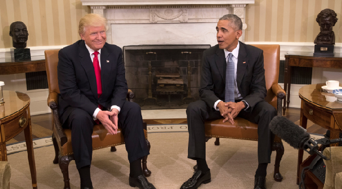 Trump comparte video generado con IA que muestra a Obama siendo arrestado