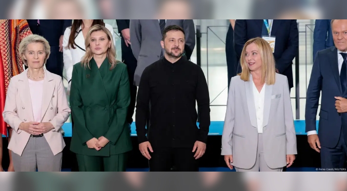 Zelenski pide en Roma redoblar la financiación para drones