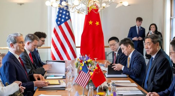 EEUU y China comienzan segunda jornada de negociaciones arancelarias en Estocolmo