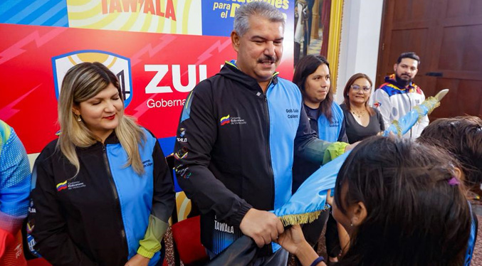 Gobernador abandera la delegación que representará a Zulia en los Juegos Deportivos Nacionales Estudiantiles