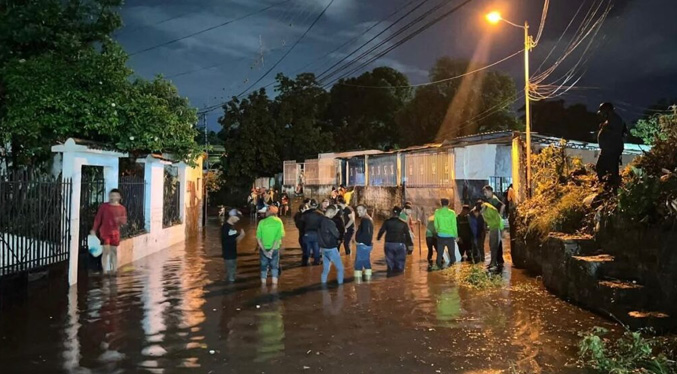 Reportan 27 viviendas afectadas por las intensas precipitaciones en Aragua