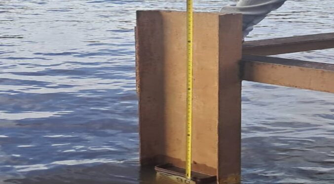 Reportan afectaciones en dos comunidades de Ciudad Bolívar por crecida del Orinoco